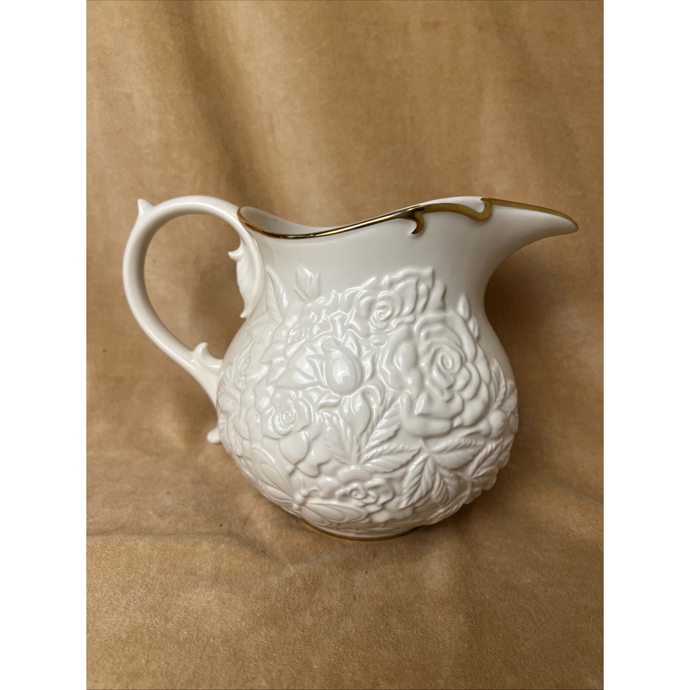 Lenox Conforti Collection Water Pitcher 24K Gold Trim 6" Numbered 56/80 Limited